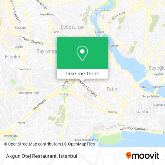 Akgun Otel Restaurant map