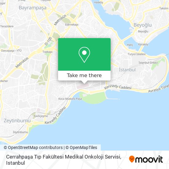 Cerrahpaşa Tıp Fakültesi Medikal Onkoloji Servisi map