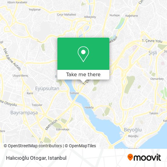 Halıcıoğlu Otogar map