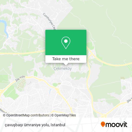 çavuşbaşı ümraniye yolu map
