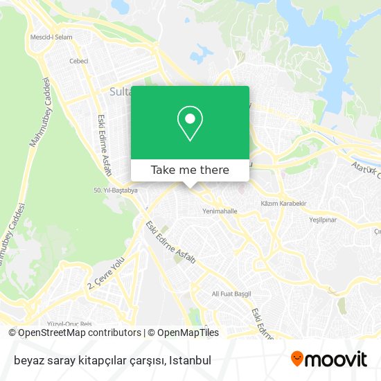 beyaz saray kitapçılar çarşısı map