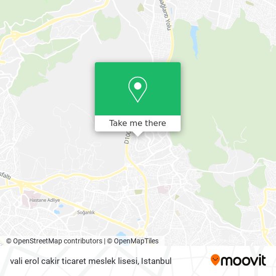 vali erol cakir ticaret meslek lisesi map