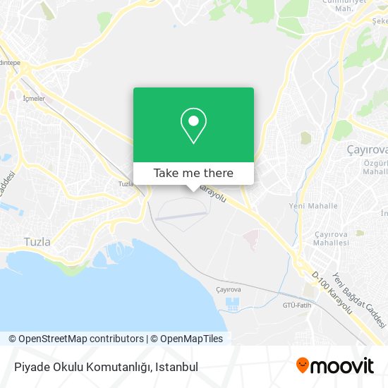Piyade Okulu Komutanlığı map