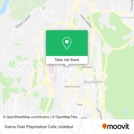 Game Over Playstation Cafe map