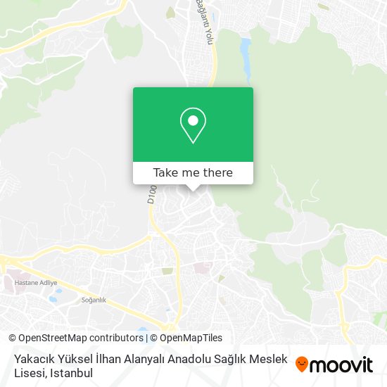 Yakacık Yüksel İlhan Alanyalı Anadolu Sağlık Meslek Lisesi map