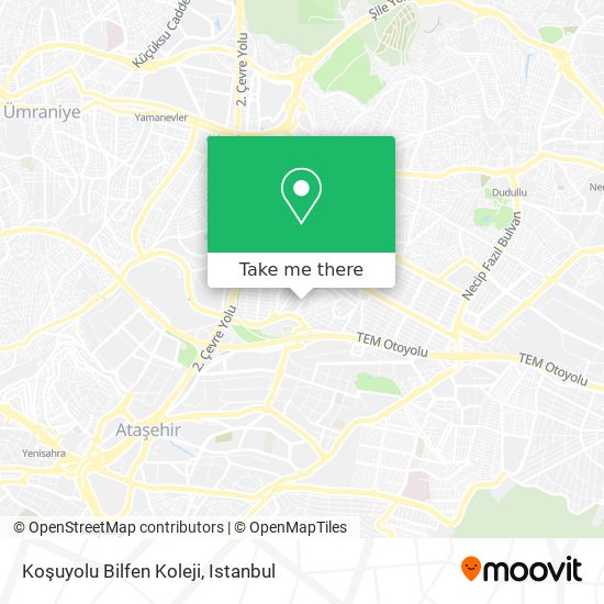 Koşuyolu Bilfen Koleji map