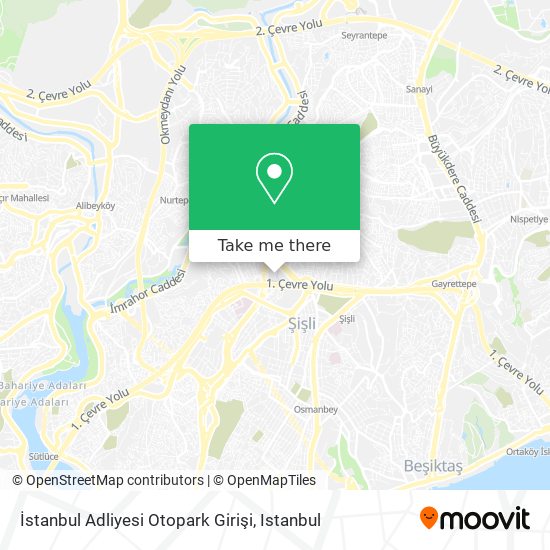 İstanbul Adliyesi Otopark Girişi map