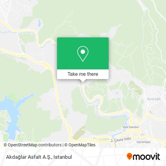 Akdağlar Asfalt A.Ş. map