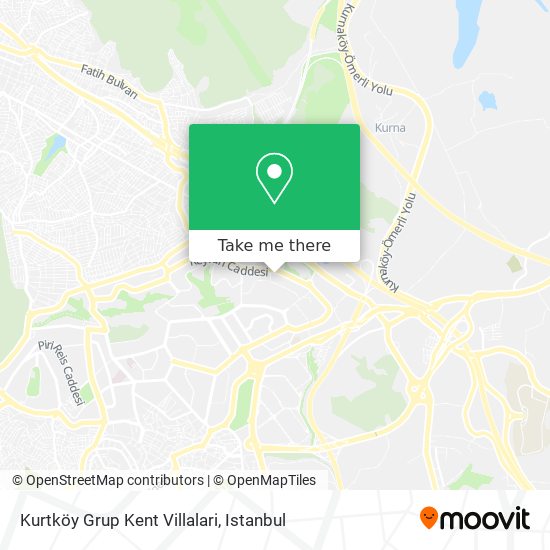 Kurtköy Grup Kent Villalari map