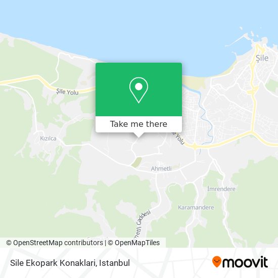 Sile Ekopark Konaklari map