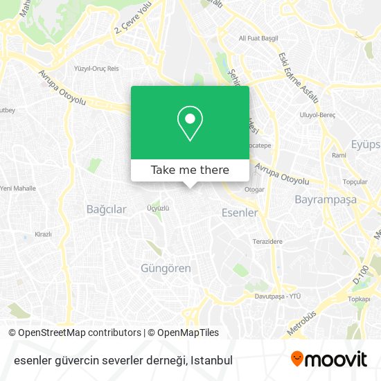 esenler güvercin severler derneği map