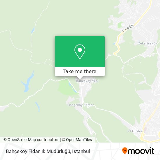 Bahçeköy Fidanlık Müdürlüğü map