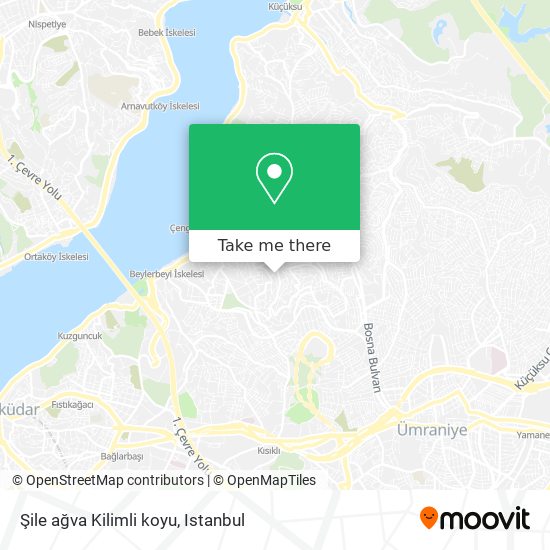 Şile ağva Kilimli koyu map