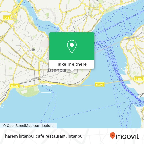 harem istanbul cafe restaurant map