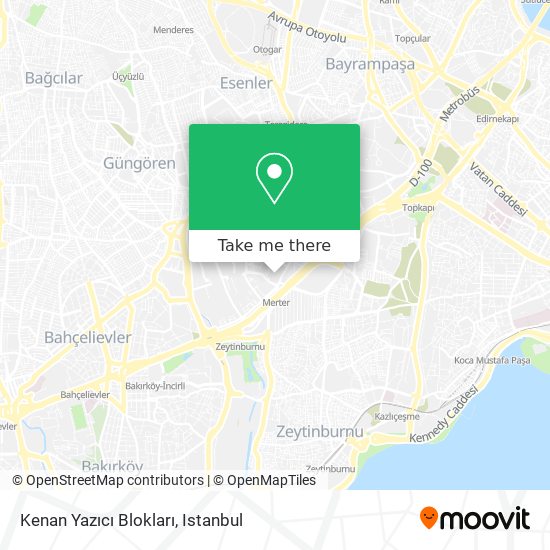 Kenan Yazıcı Blokları map