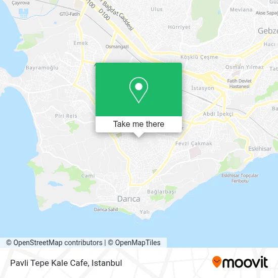 Pavli Tepe Kale Cafe map