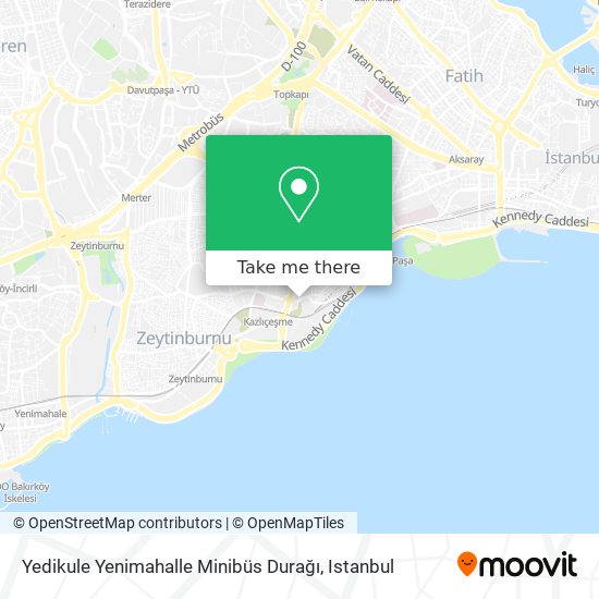 Yedikule Yenimahalle Minibüs Durağı map