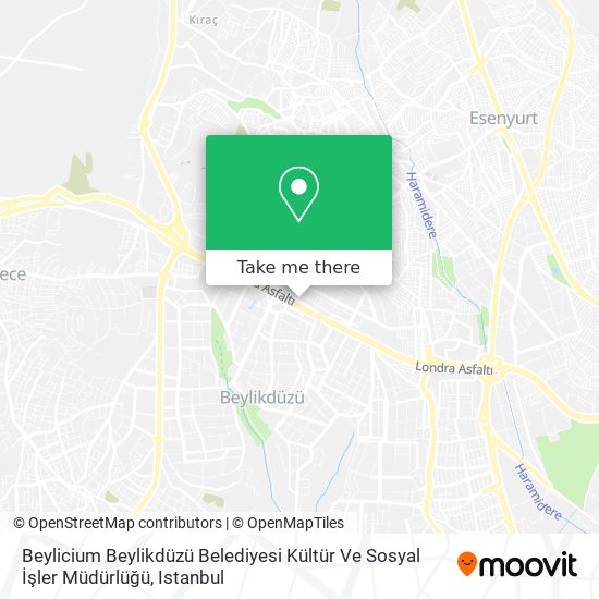 Beylicium Beylikdüzü Belediyesi Kültür Ve Sosyal İşler Müdürlüğü map