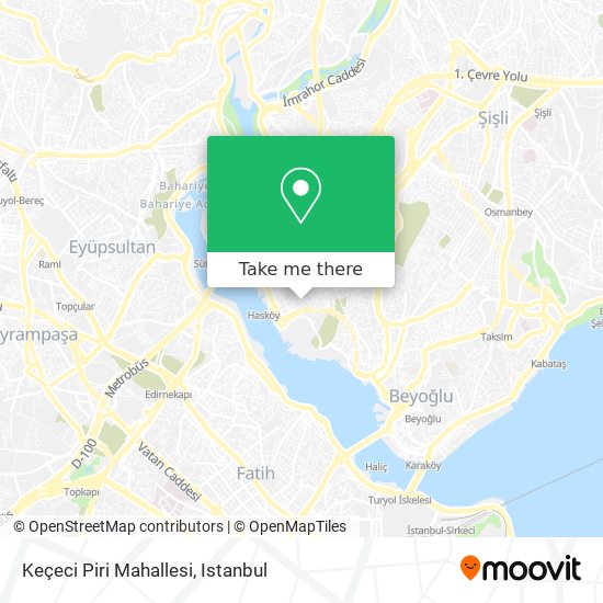 Keçeci Piri Mahallesi map