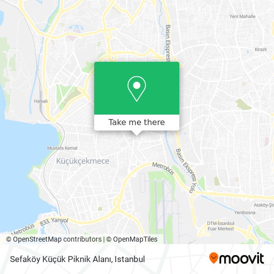 Sefaköy Küçük Piknik Alanı map
