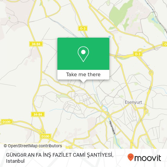 GÜNGöR AN FA İNŞ FAZİLET CAMİ ŞANTİYESİ map