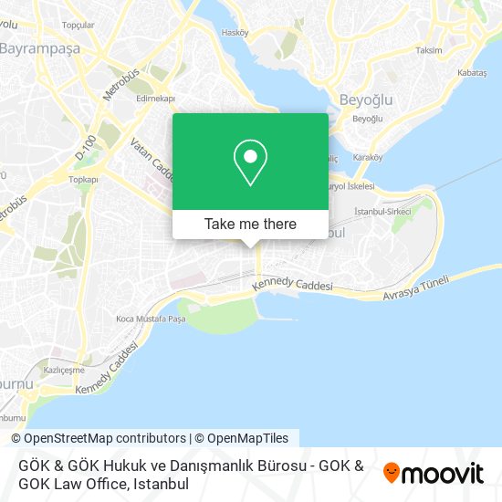 GÖK & GÖK Hukuk ve Danışmanlık Bürosu - GOK & GOK Law Office map