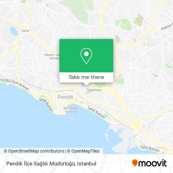 Pendik İlçe Sağlık Müdürlüğü map
