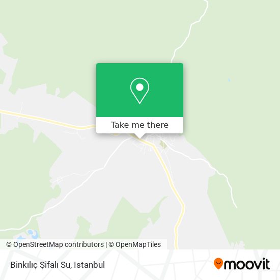Binkılıç Şifalı Su map