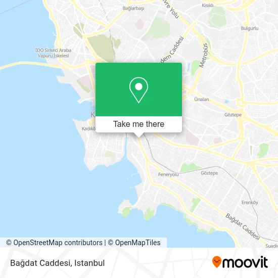 Bağdat Caddesi map