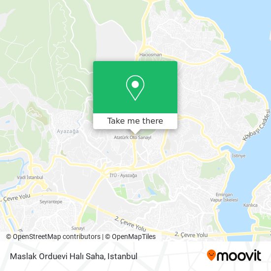 Maslak Orduevi Halı Saha map