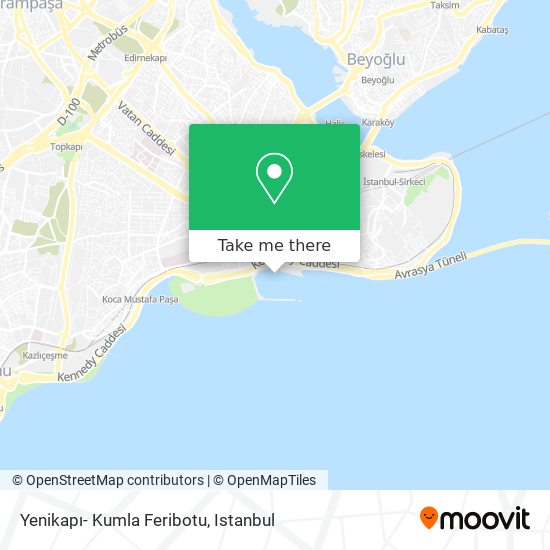 Yenikapı- Kumla Feribotu map