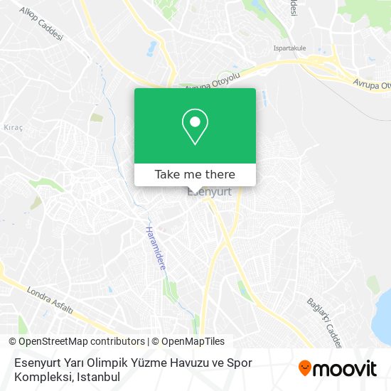 Esenyurt Yarı Olimpik Yüzme Havuzu ve Spor Kompleksi map