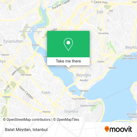 Balat Meydan map