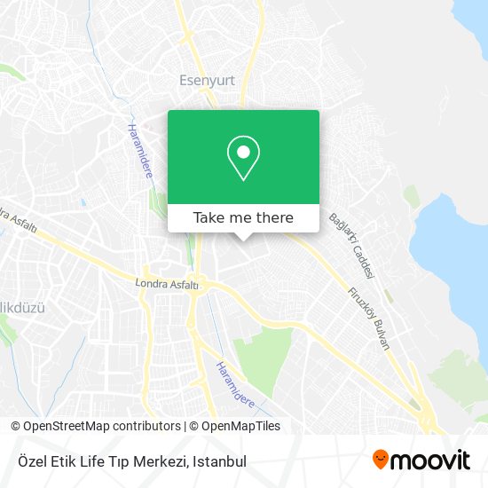 Özel Etik Life Tıp Merkezi map