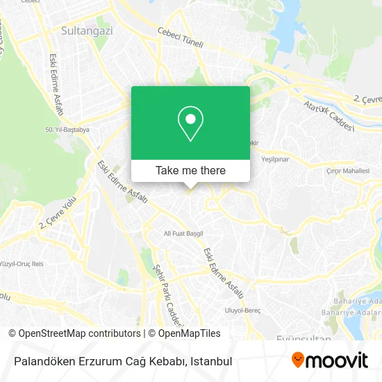 Palandöken Erzurum Cağ Kebabı map