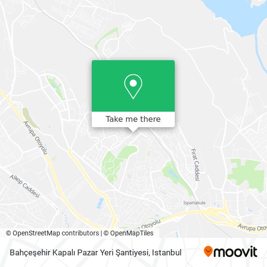Bahçeşehir Kapalı Pazar Yeri Şantiyesi map