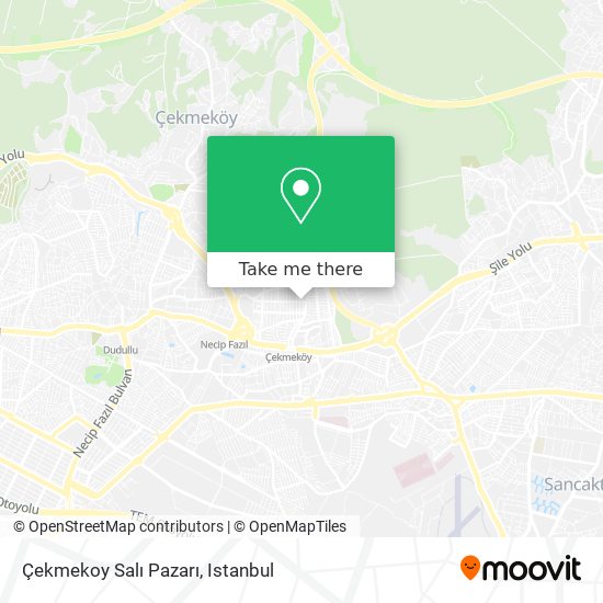 Çekmekoy Salı Pazarı map