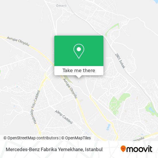 Mercedes-Benz Fabrika Yemekhane map