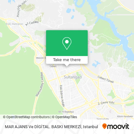 MAR AJANS Ve DİGİTAL. BASKI MERKEZİ map