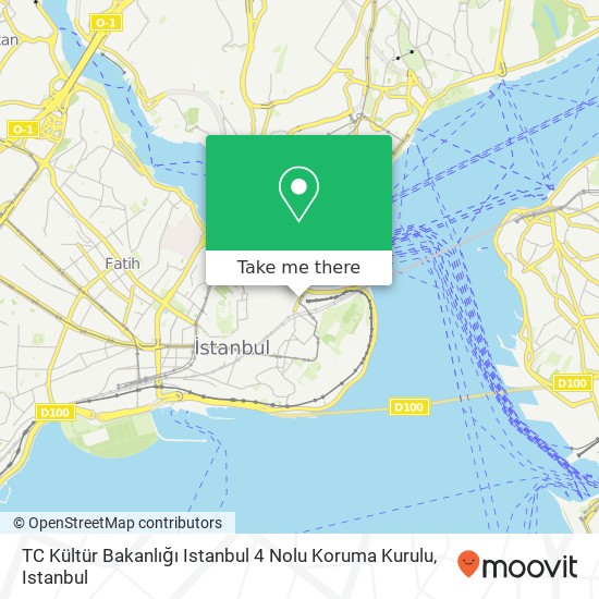 TC Kültür Bakanlığı Istanbul 4 Nolu Koruma Kurulu map