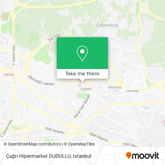 Çağrı Hipermarket DUDULLU map