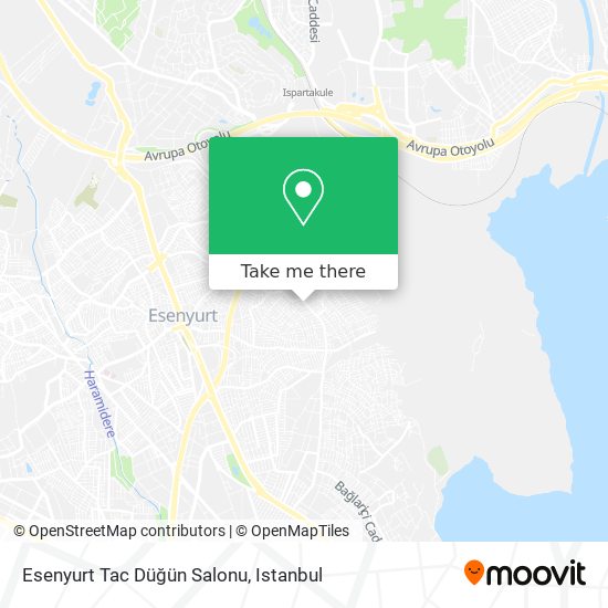 Esenyurt Tac Düğün Salonu map