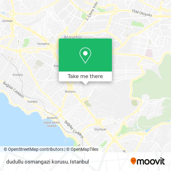 dudullu osmangazi korusu map