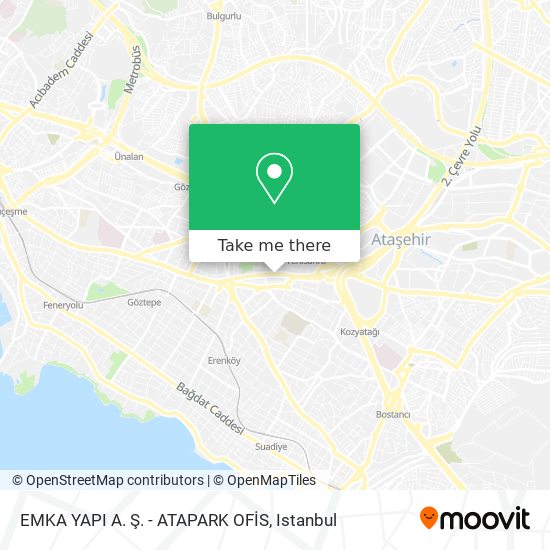 EMKA YAPI A. Ş. -  ATAPARK OFİS map