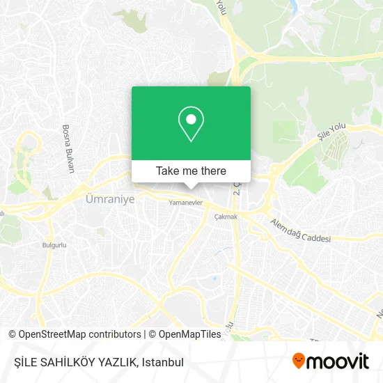 ŞİLE SAHİLKÖY YAZLIK map