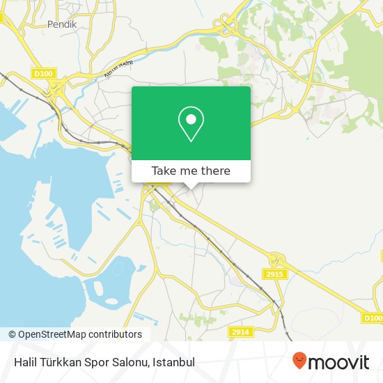 Halil Türkkan Spor Salonu map