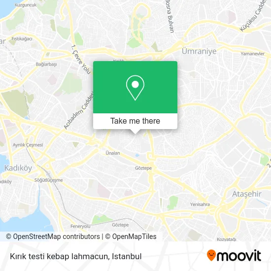 Kırık testi kebap lahmacun map