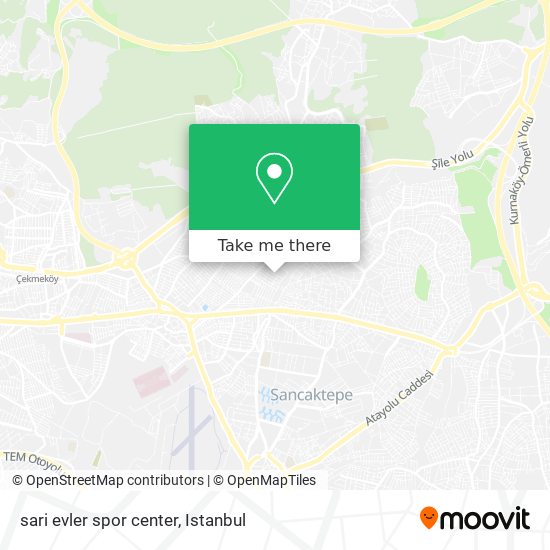 sari evler spor center map