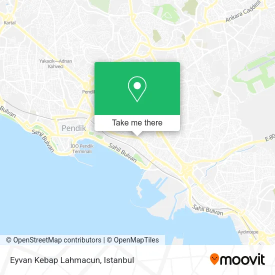 Eyvan Kebap Lahmacun map