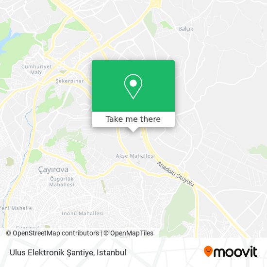 Ulus Elektronik Şantiye map